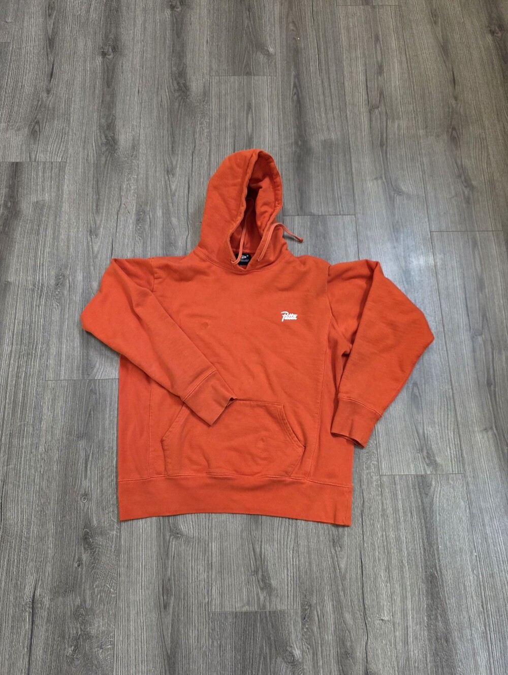 Patta Orange Hoodie Mens Size Large fitted